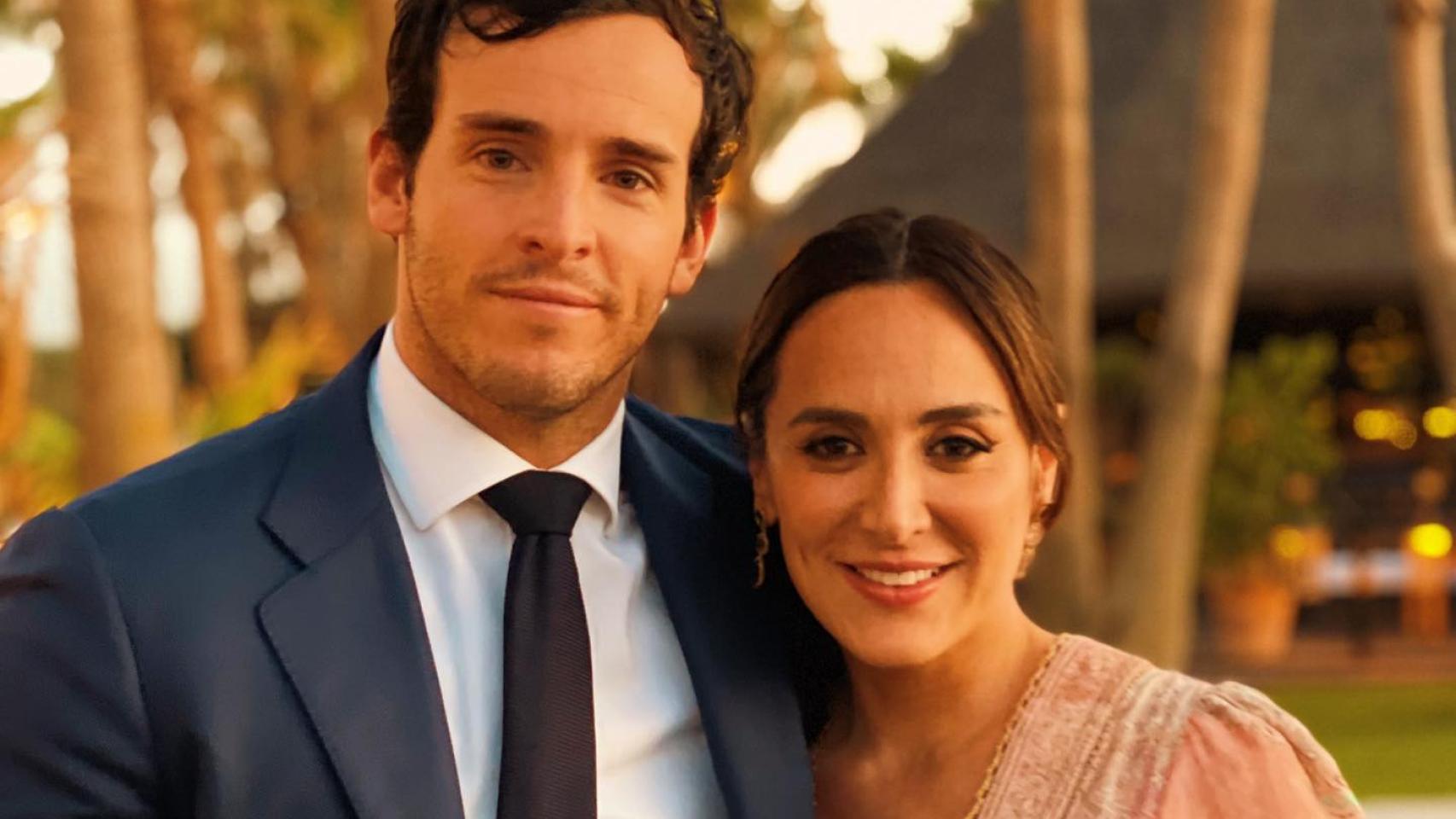 Tamara Falcó e Íñigo Onieva en una boda en Sotogrande.