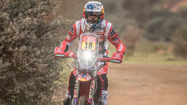 Daniel Sanders, en el Rally Dakar