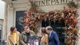 El Cine París hace su donación solidaria a la Cocina Económica.