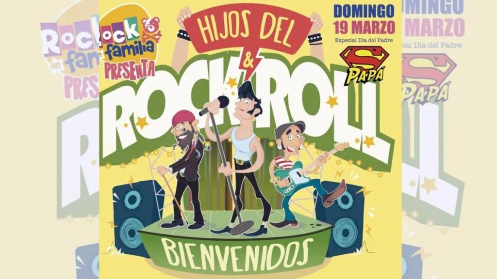 Cartel del concierto Hijos del Rock