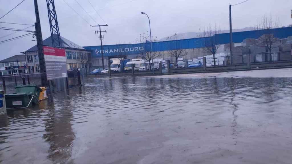 Imagen de la zona industrial de O Cerquido.