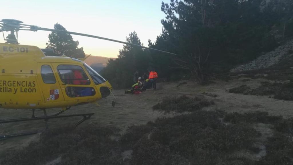 Auxilian a una mujer accidentada en Picos de Urbión