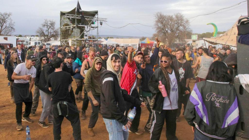 'Rave' celebrada en La Peza, Granada.