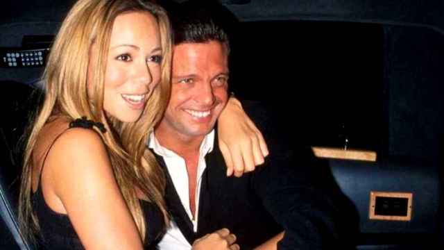 Luis Miguel y Mariah Carey durante el tiempo en que fueron pareja.