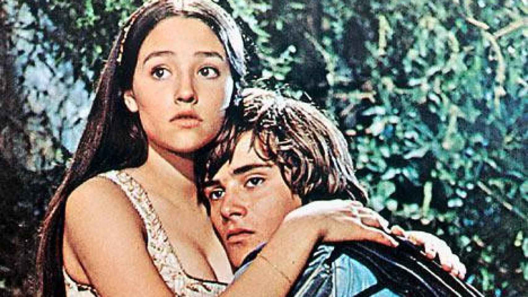 Olivia Hussey y Leonard Withing en una escena de 'Romeo y Julieta'.