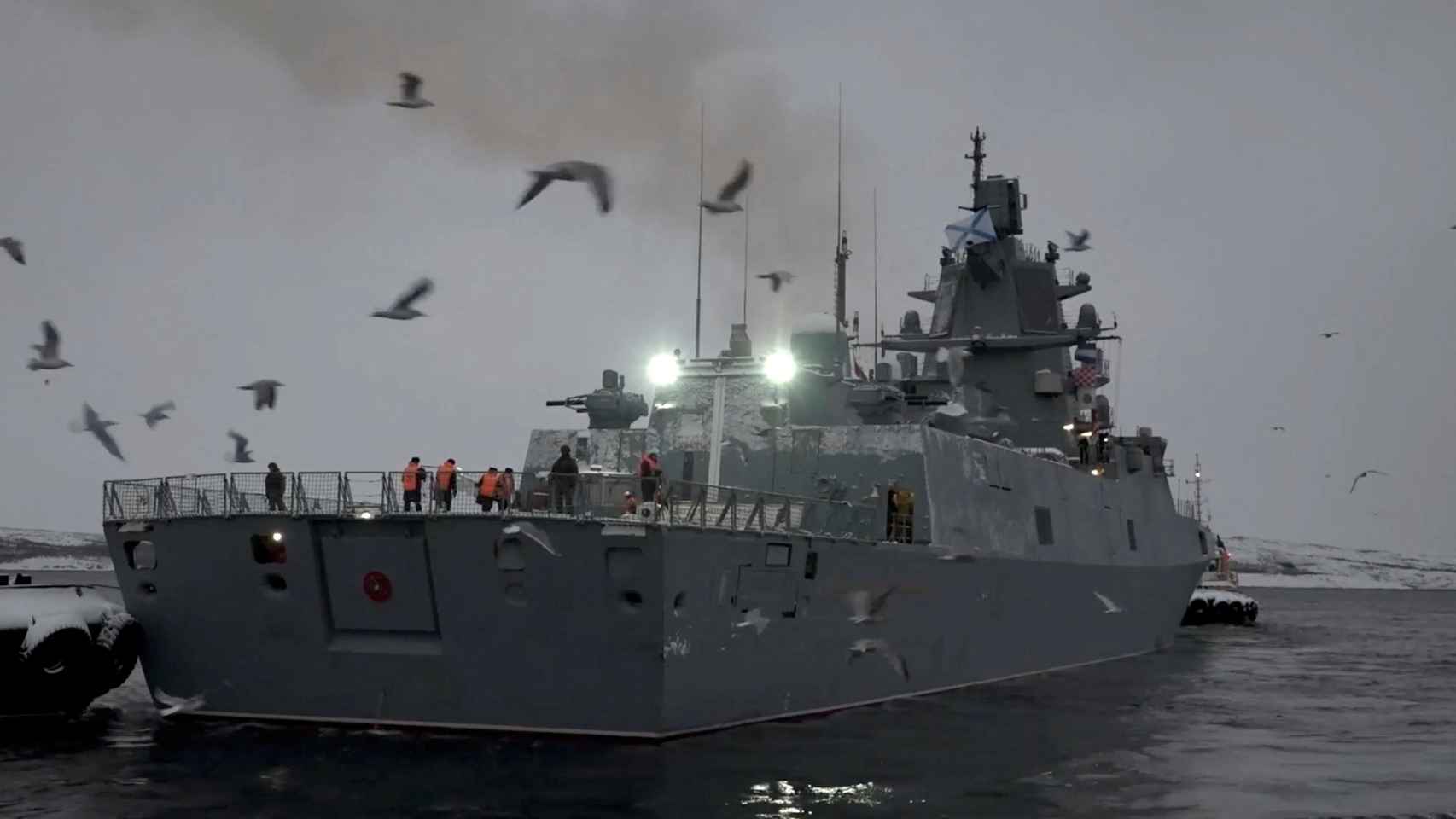 Rusia despliega por primera vez una fragata equipada con misiles hipersónicos Zircon