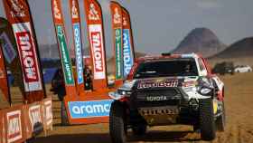 Nasser Al-Attiyah durante una etapa del Rally Dakar 2023