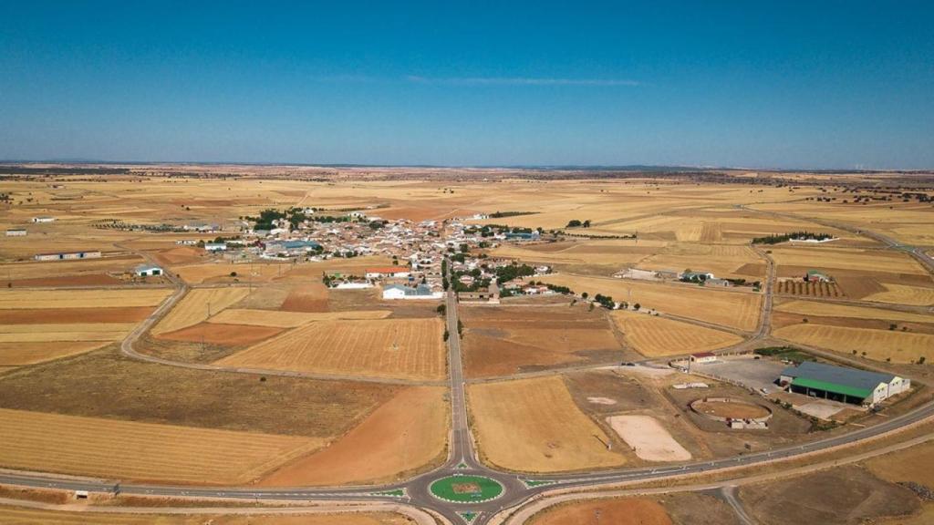 Vista aérea de El Ballestero (Albacete).