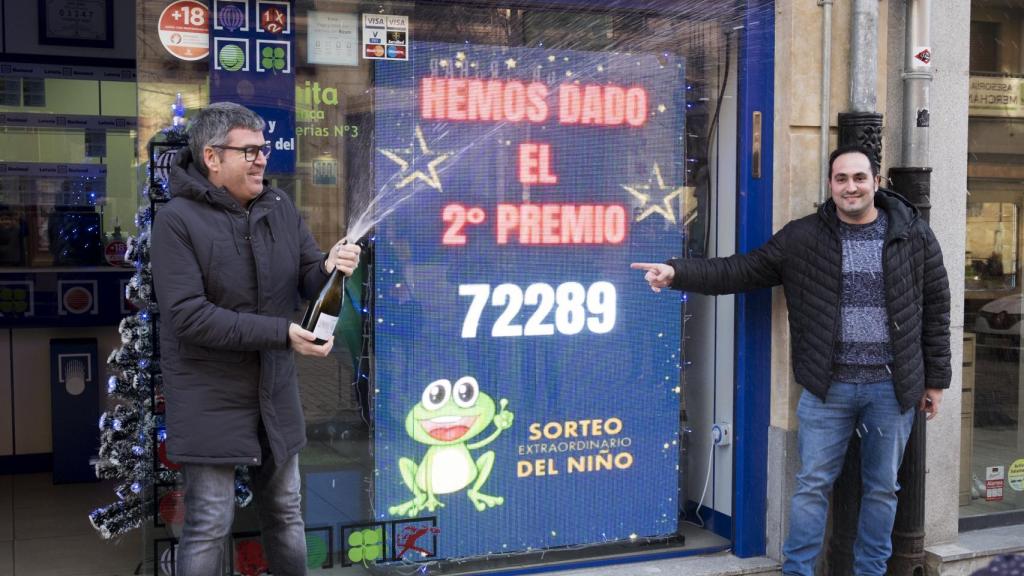 El segundo premio de la Lotería Nacional cae en Salamanca.