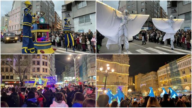 Galería fotográfica: Así fue la Cabalgata de Reyes en A Coruña