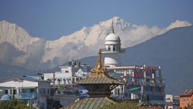 Imagen de archivo del Himalaya desde Nepal.