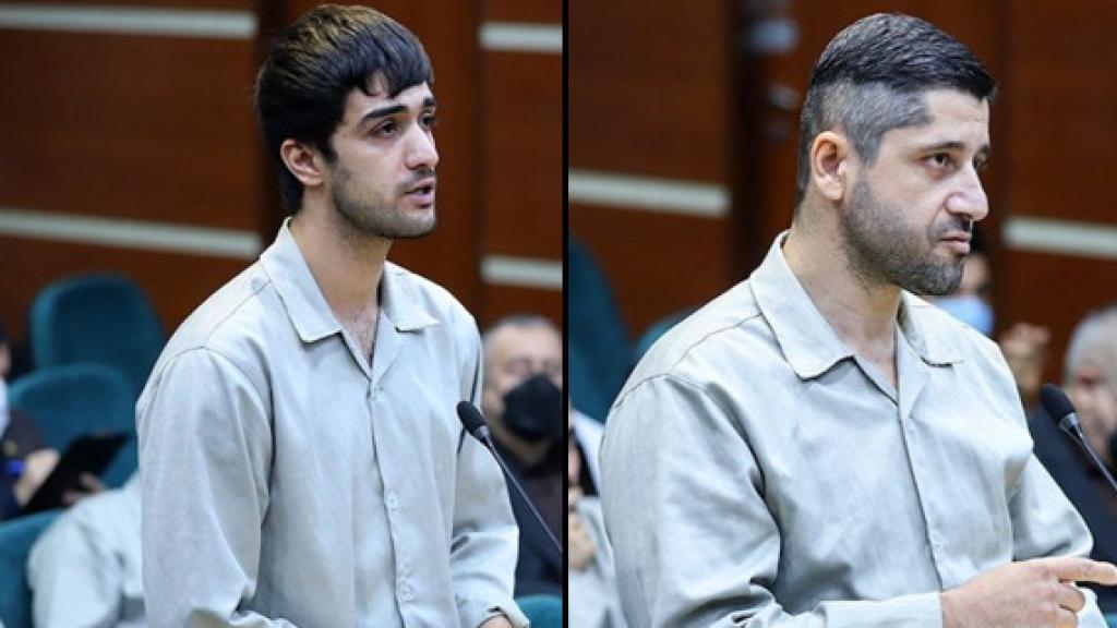 Imagen de los dos jóvenes ejecutados durante el juicio