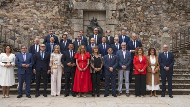 Presidentes provinciales reunidos en octubre de 2021.