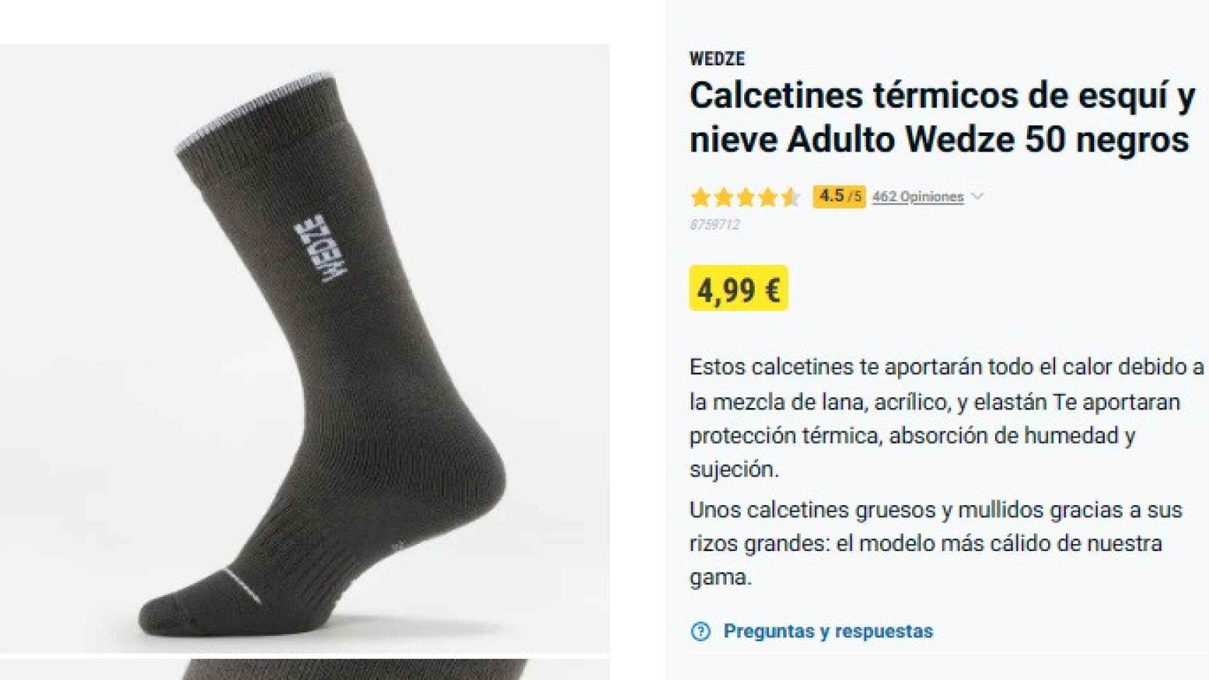 Los revolucionarios calcetines térmicos de Decathlon que arrasan: cuestan  4,99 euros