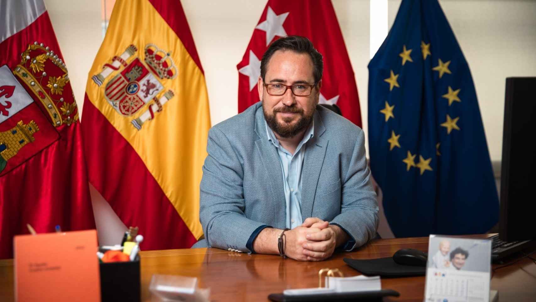 El alcalde de Paracuellos de Jarama, Jorge Alberto Campos.