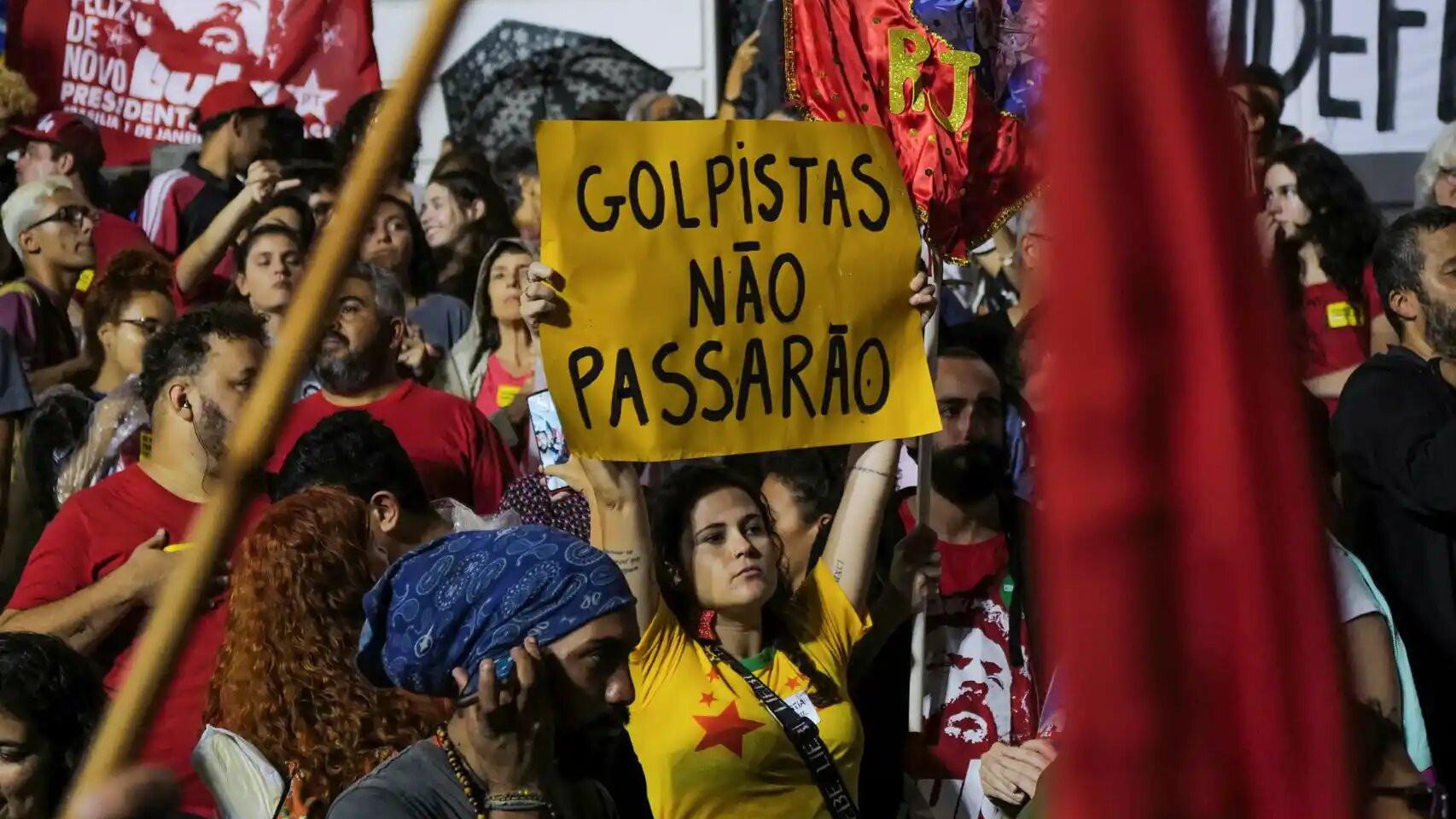 Manifestaciones en Brasil en defensa de la democracia.