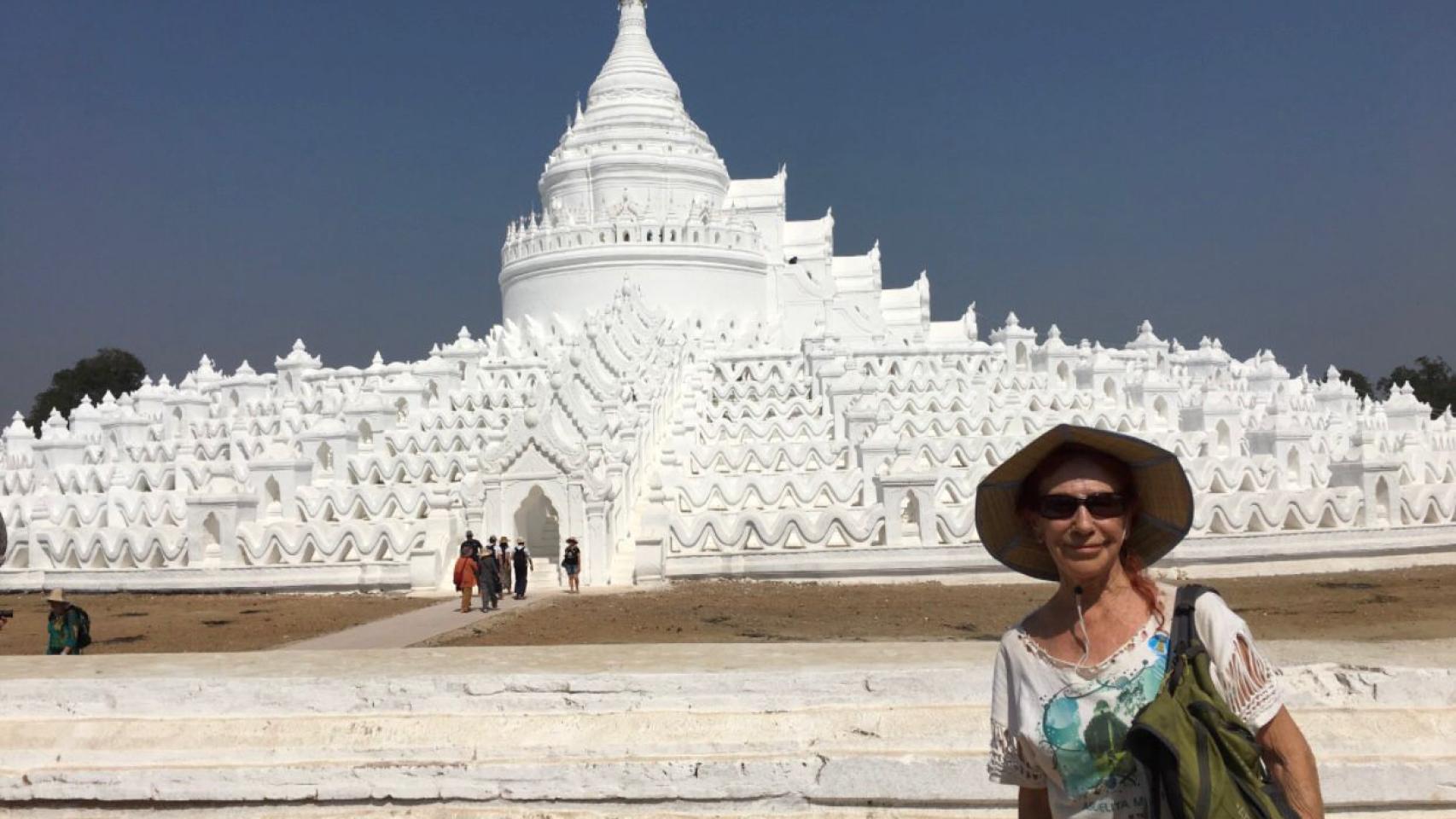 La vallisoletana en un viaje en Birmania