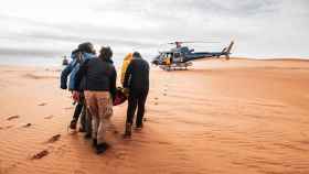 Joan Barreda, evacuado en helicóptero tras sufrir un accidente en el Rally Dakar
