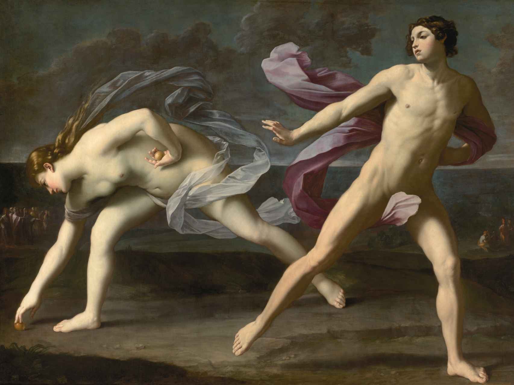 Guido Reni: 'Hipómenes y Atalanta', 1618-19. Museo Nacional del Prado
