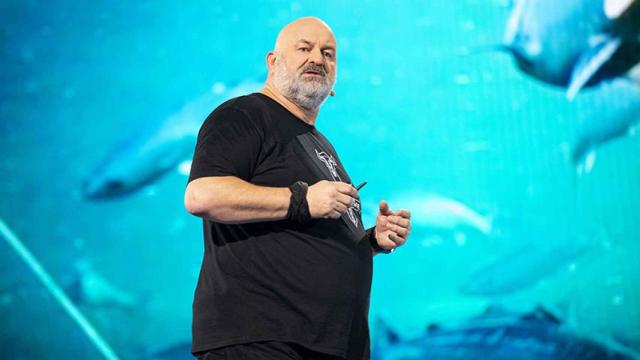 El CTO de AWS y de Amazon.com, Werner Vogels, en el Reinvent. Foto: AWS