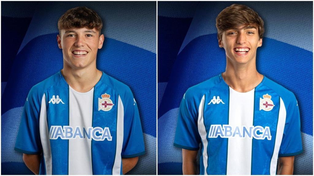 Kevin Sánchez y Manu Berrocal, canteranos del Deportivo, han sido convocados por la selección española sub-18.