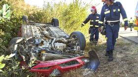 Un herido en un accidente en la N-620, entre Sancti Spíritus y Martín de Yeltes(Salamanca)