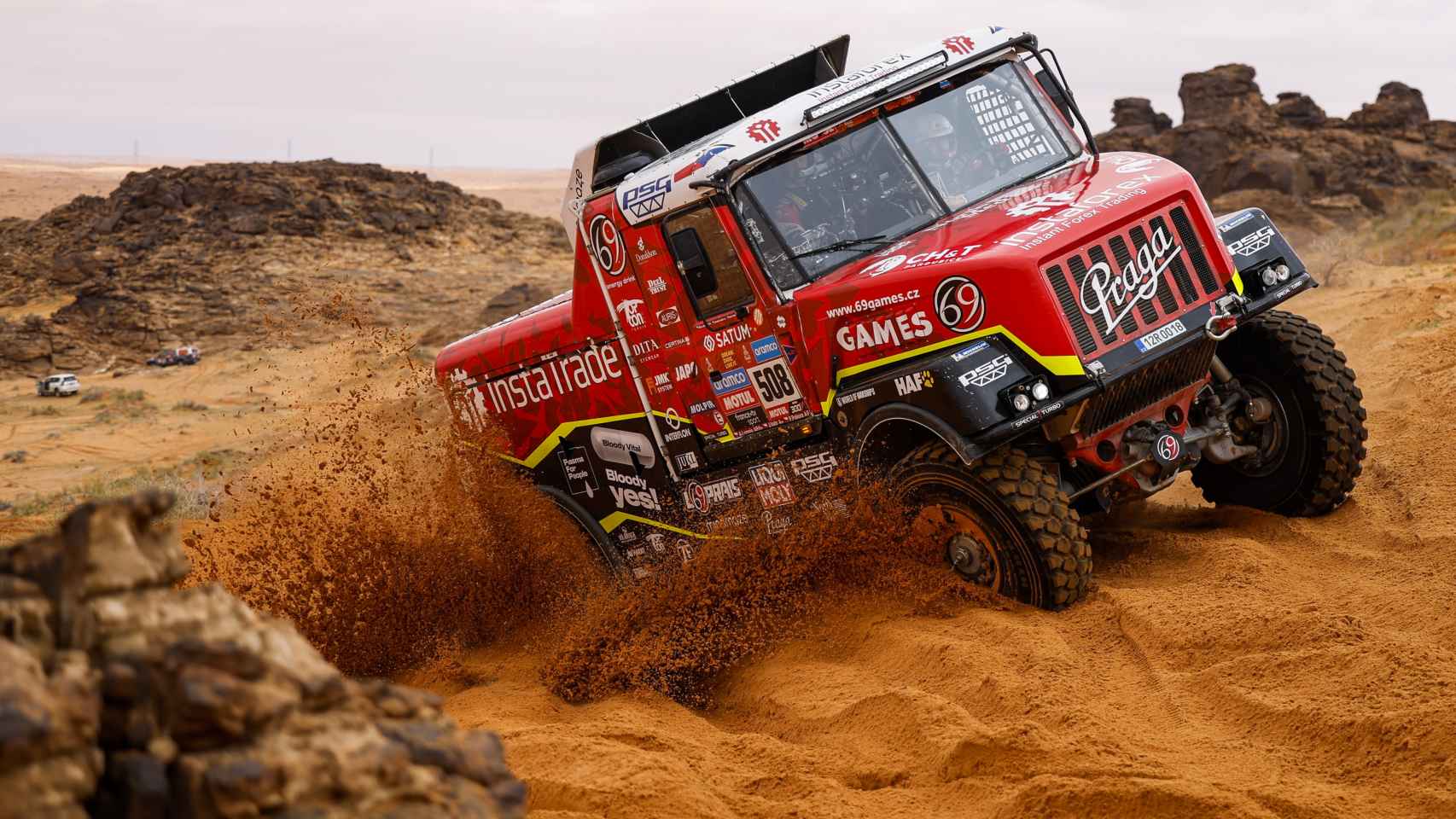 Ales Loprais durante una etapa del Rally Dakar 2023