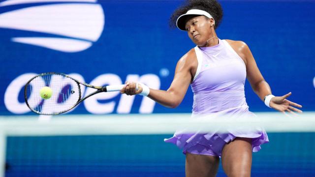 Naomi Osaka, durante un partido.