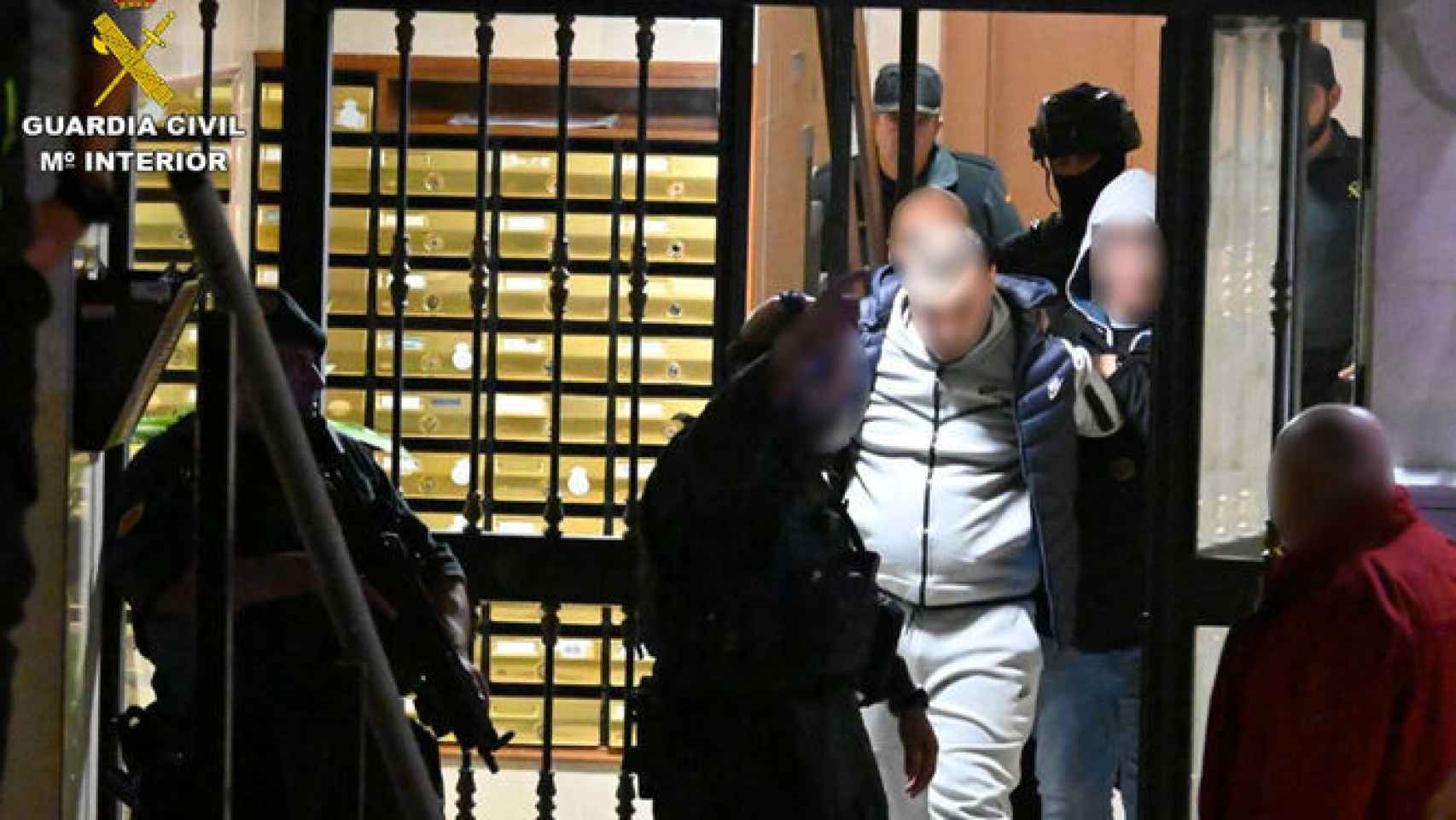 Una imagen de la detención en Marbella.