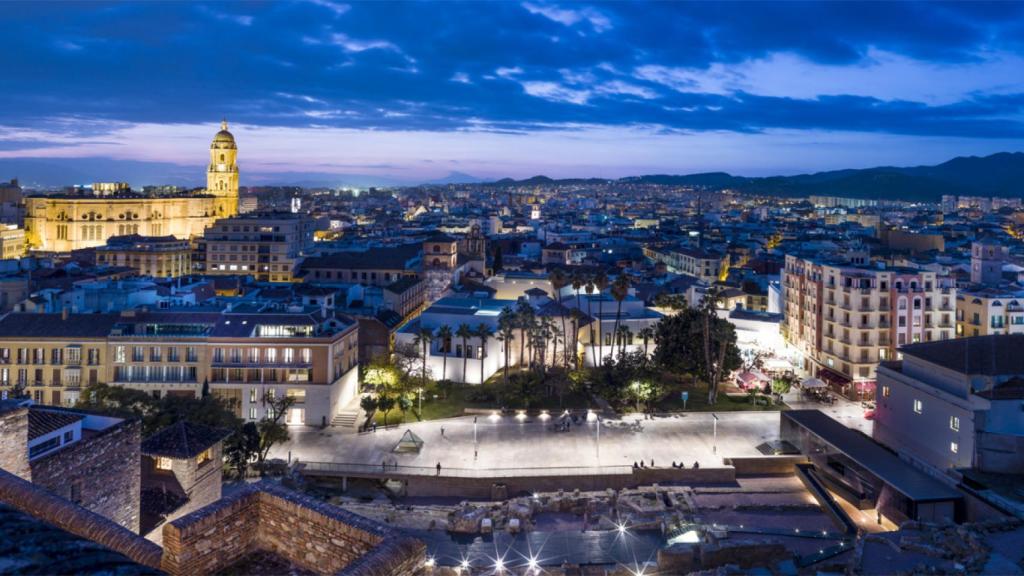 Vistas de Málaga.