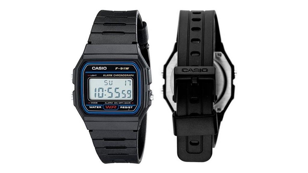 Casio F-91W, el reloj más imitado.