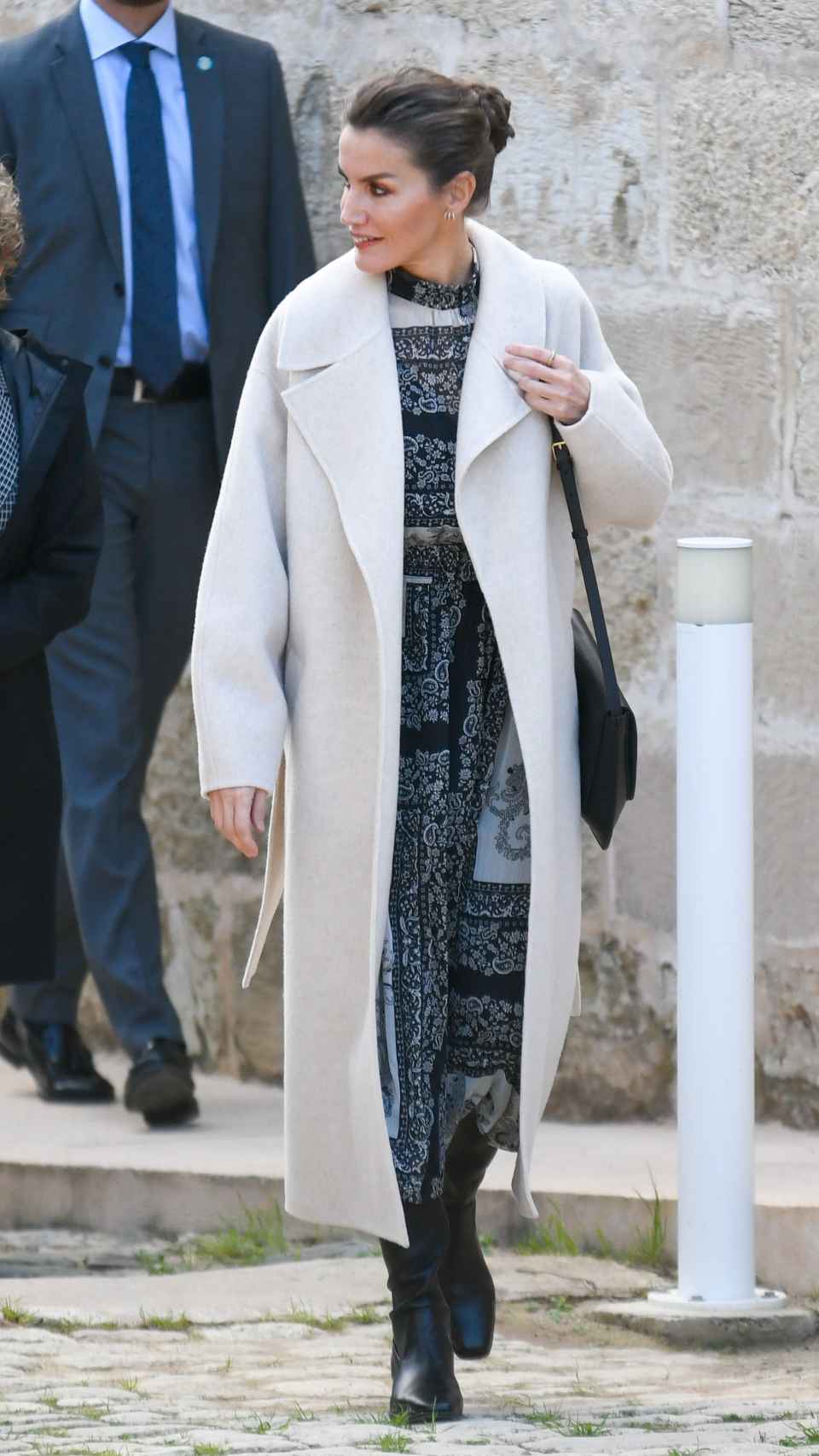 El 'outfit' que ha escogido la Reina para su acto institucional este jueves, en Menorca.