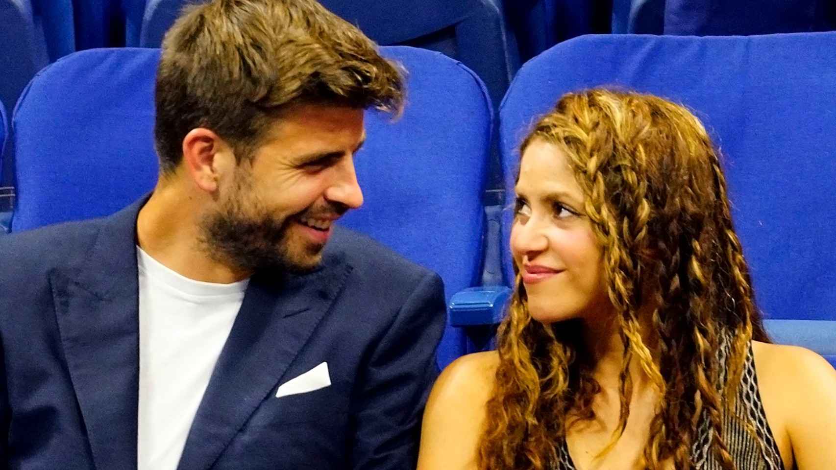 Shakira y Piqué en una imagen de archivo mientras eran pareja.