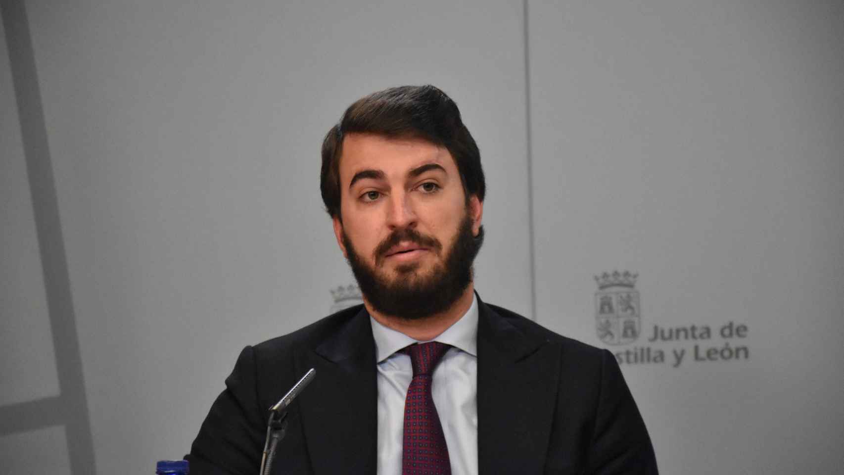 El vicepresidente de la Junta de Castilla y León, Juan García-Gallardo