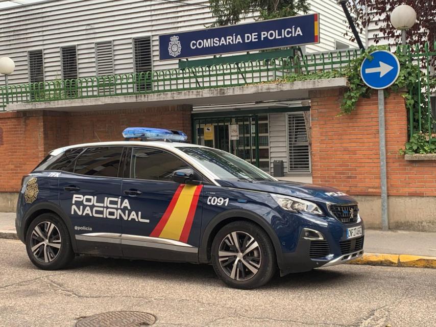 Un vehículo de la Policía Nacional de Valladolid.