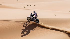 Skyler Howes durante una etapa del Rally Dakar 2023