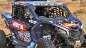Gerard Farrés durante una etapa en el Rally Dakar 2023