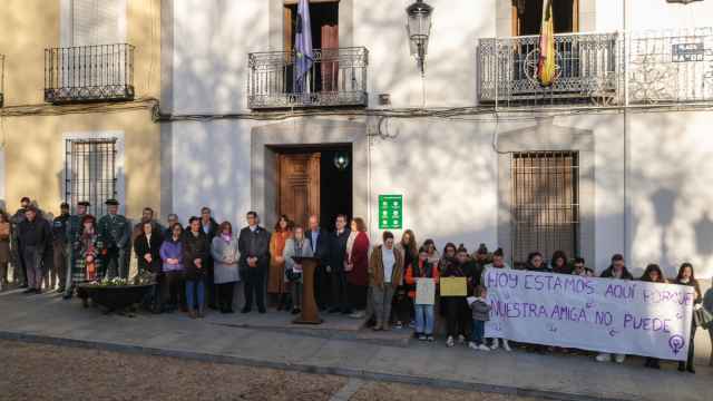 Concentración en Piedrabuena (Ciudad Real). Foto: Delegación de Gobierno en Castilla-La Mancha.