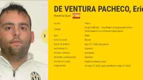 Erick de Ventura, más conocido como Perú, llevaba 9 años fugado.