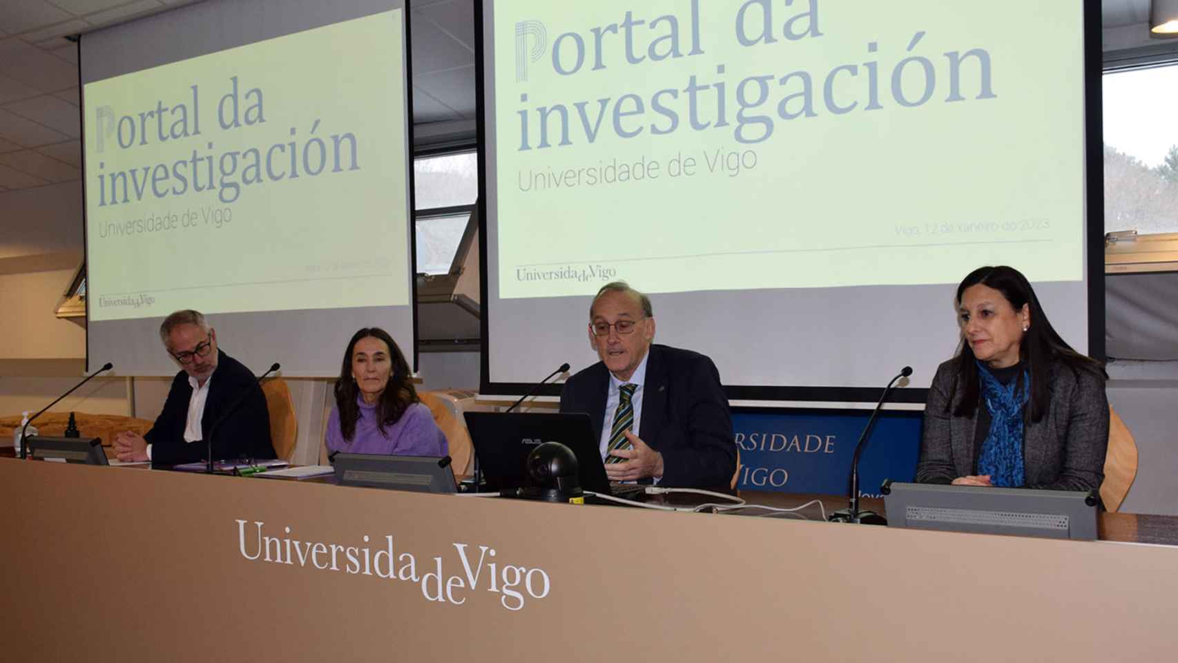 Presentación del nuevo Portal da Investigación.