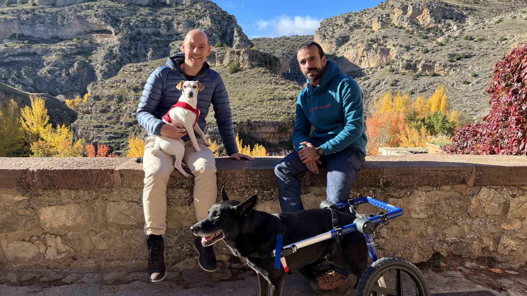 Pipper y Pablo en Teruel.