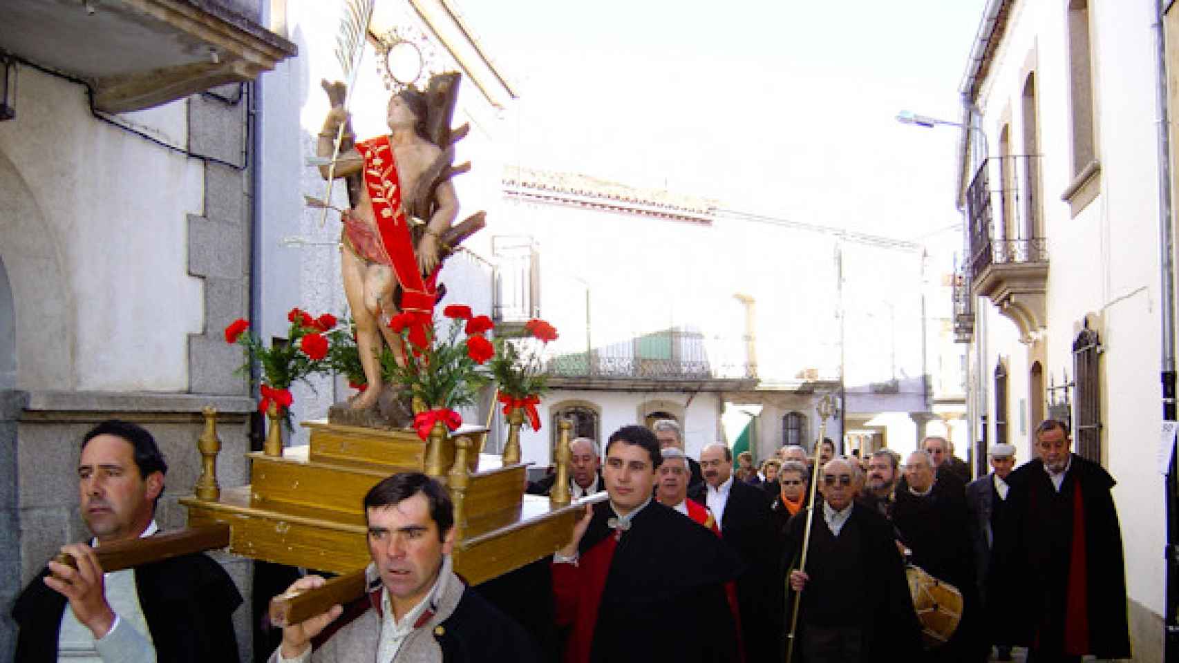 Procesión de San Sebastián en Villavieja de Yeltes