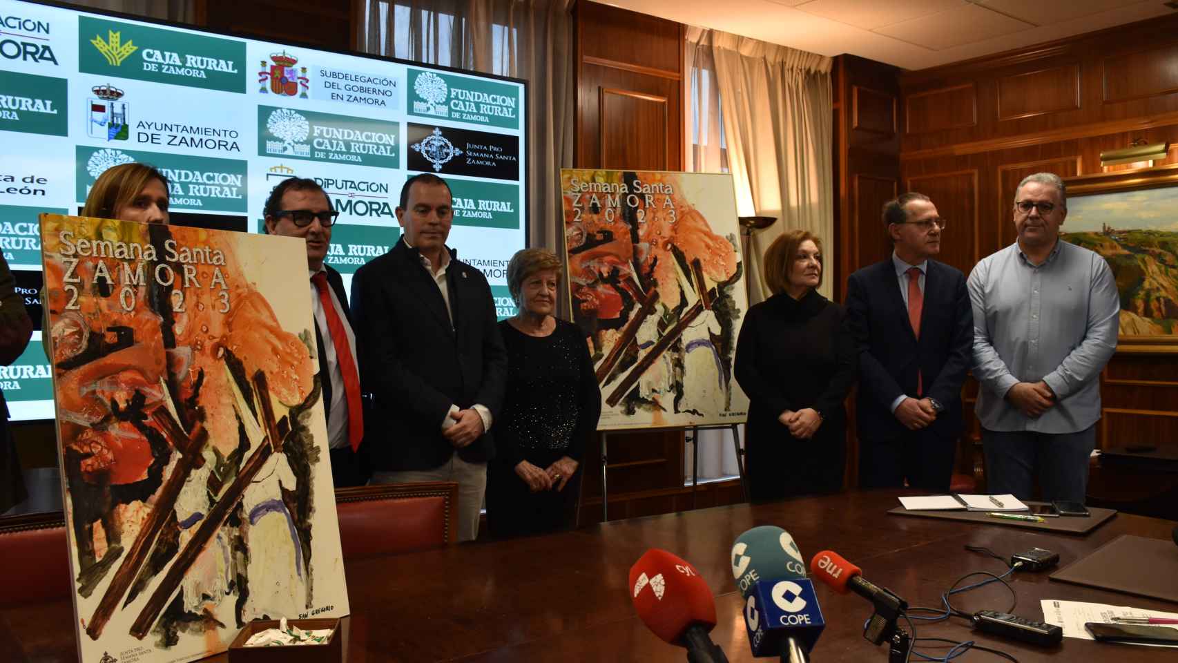 Presentación del cartel de la Semana Santa de Zamora