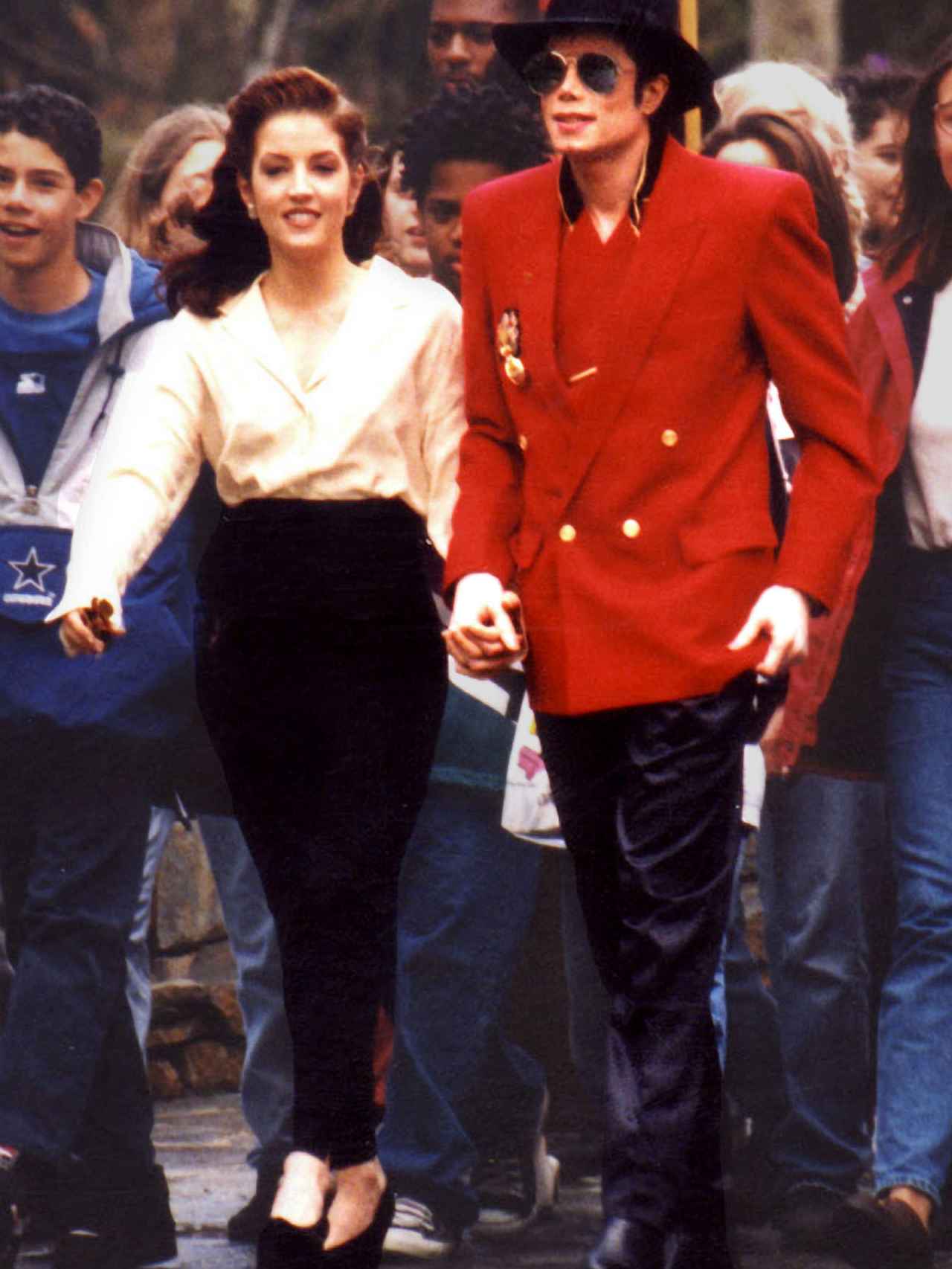 Lisa Marie Presley junto a MIchael Jackson, en una imagen de archivo.