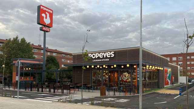 Un restaurante de Popeyes en Aranjuez, Madrid.