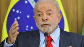 El presidente de Brasil, Luiz Inácio Lula da Silva, este jueves.