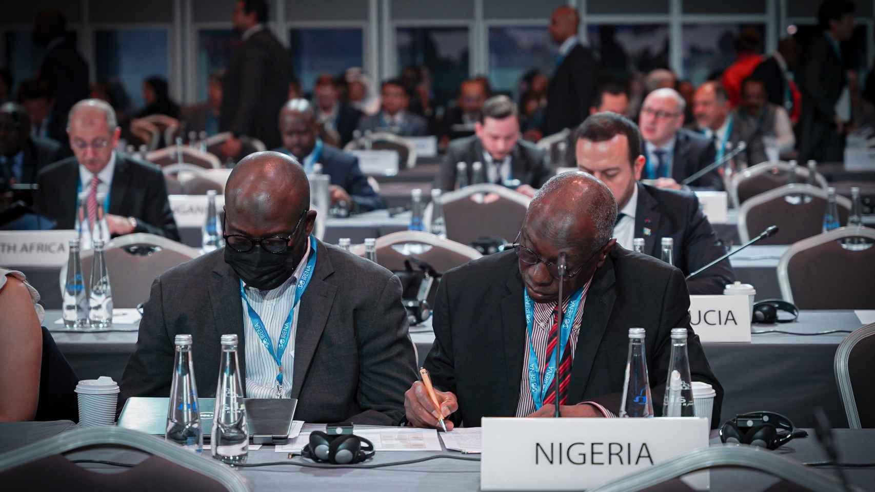 Delegación de Nigeria en la 13ª Asamblea Anual de IRENA