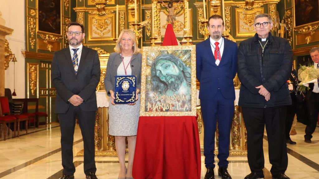 Presentación del cartel y la pregonera de la Semana Santa de Marbella 2023.