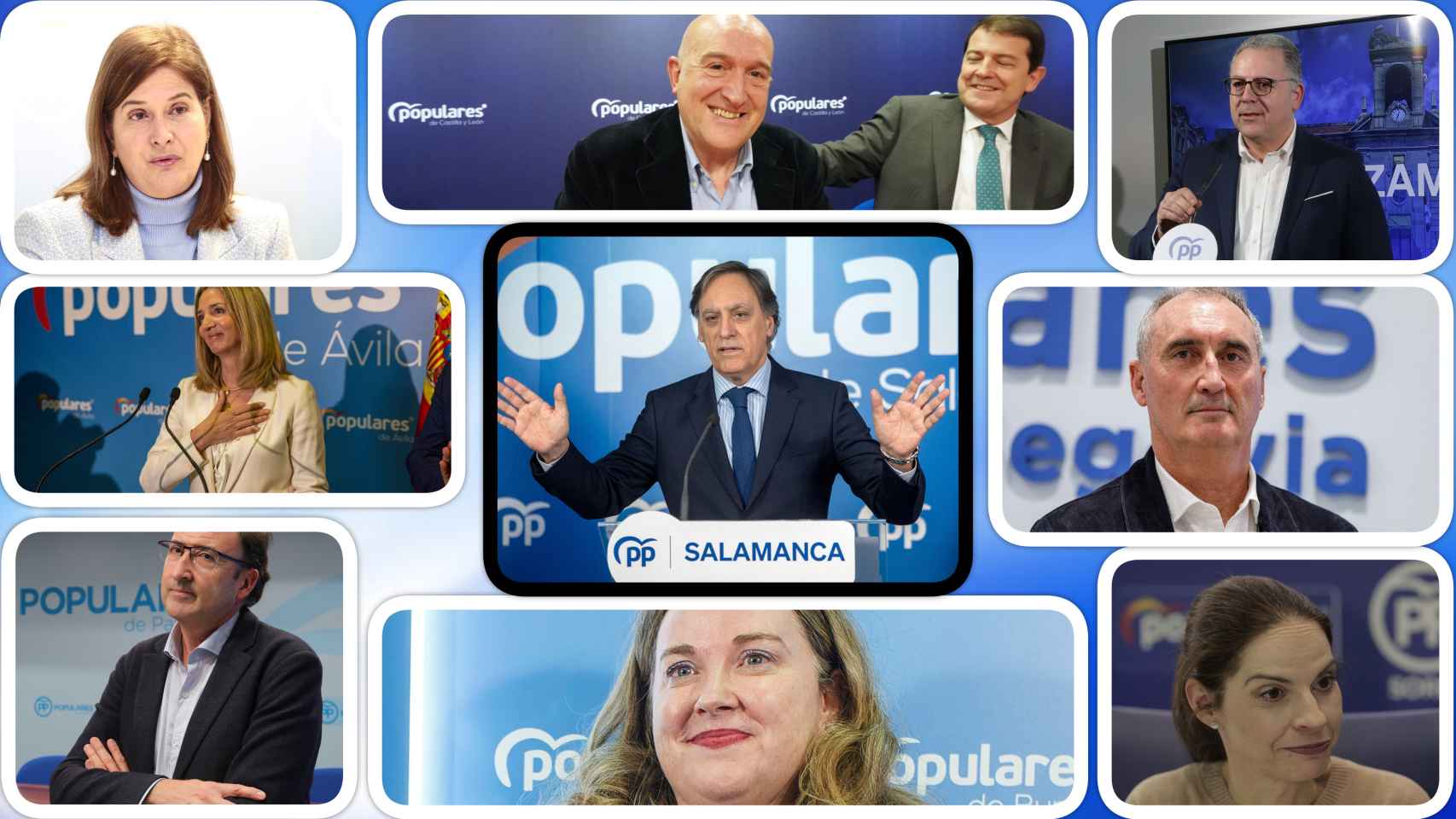 Candidatos del PP para las alcaldías de Castilla y León