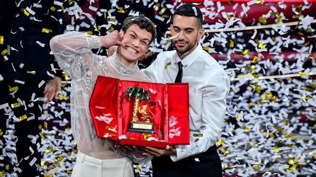 Bianco y Mahmood en el Festival de San Remo.